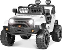 JUGUETE CARRO TIPO JEEP LOS PEQUES CON RADIO Y MP3 BLANCO Y-MB663