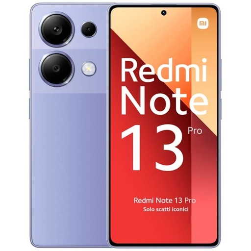 [008003002XIAREDMI13PROPURPTO] Telefono Xiaomi Redmi Note 13 pro 4G DS 8gb+256gb Lavender Purple 23117RA68G