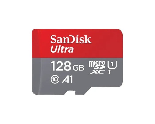 [015005017SDK128GB] Memoria Micro SD Sandisk Ultra 128GB UHS-i Card 100MBs c/Adaptador