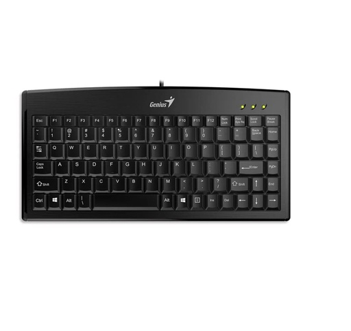 [012005014KYELM110MINNEG] Teclado genius luxemate 110 mini usb negro