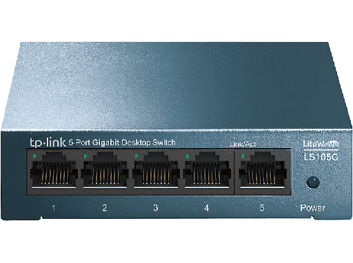 [020005005TPKLS105G] Switch Tplink LS105G 5-puertos 10/100/1000Mbps