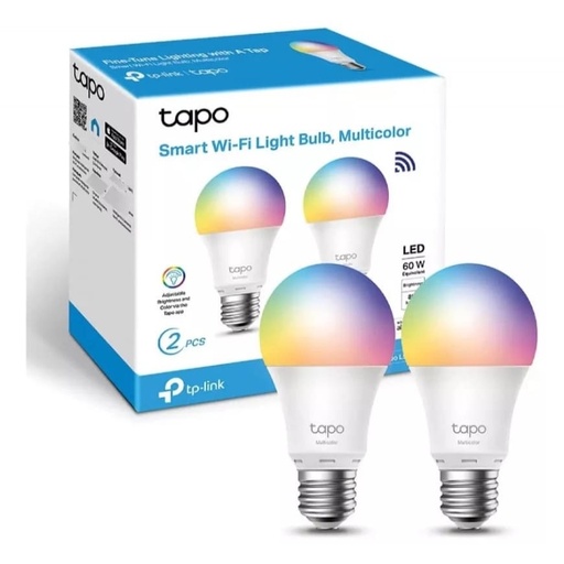 [020014TPKTAPOL530EBLA] Bombilla Led Wifi Inteligente Multicolor Tplink Tapo L530E(2-pack)