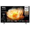 Televisor led TCL smart tv 43" google tv 4k hdr 43v6c cbu