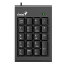 TECLADO GENIUS NUMPAD 100 USB NEGRO