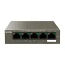 SWITCH TENDA 5 PUERTOS 10/100 4 PUERTOS POE TEF1105P-4-63W