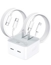 Cargador iph completo tipo c a lightning 25w en caja KD2413-CG00081