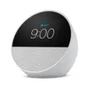 Amazon echo spot (2024 release) smart alarm clock/vibrant sound+alexa white
